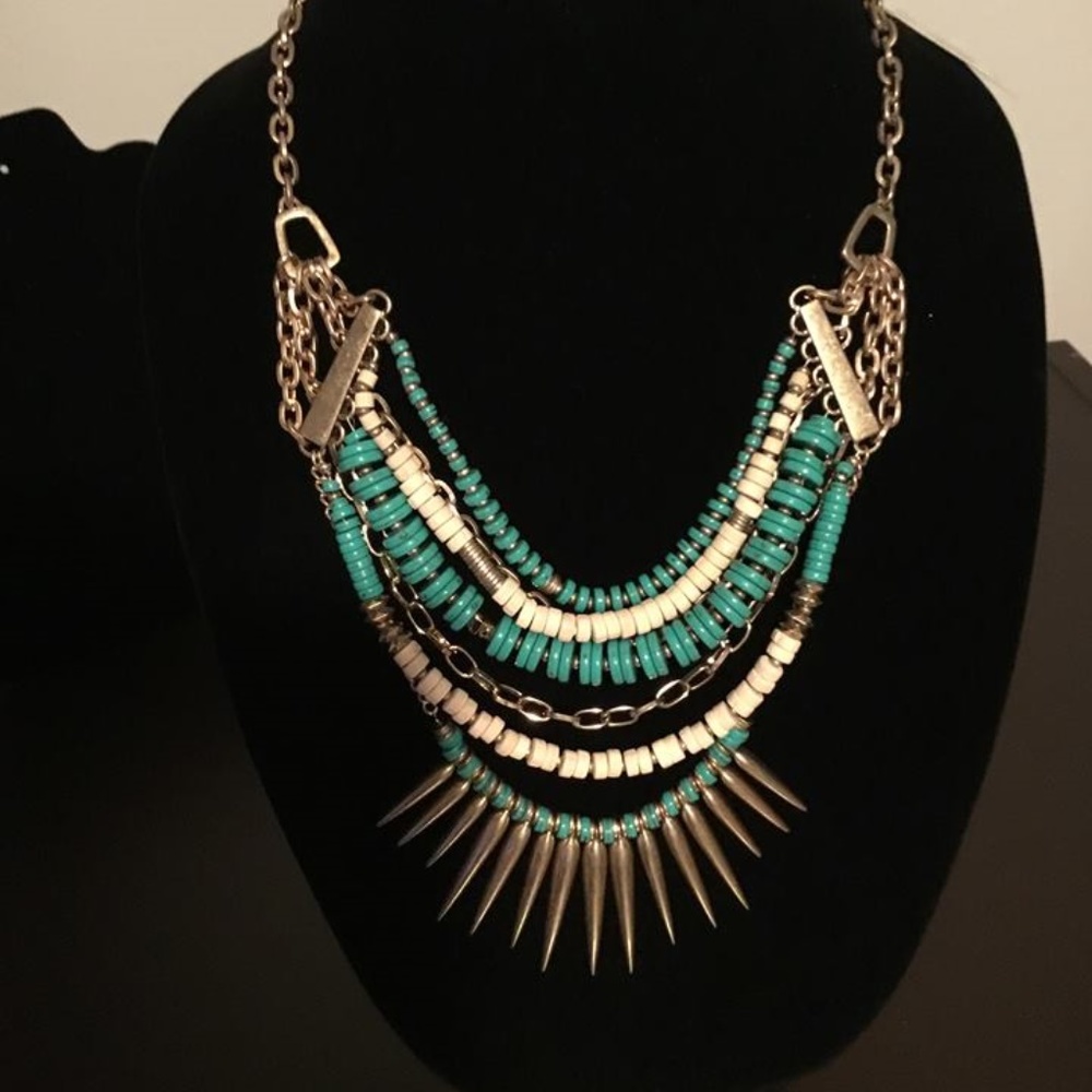 NWT Kenneth Cole Statement Turquoise Necklace